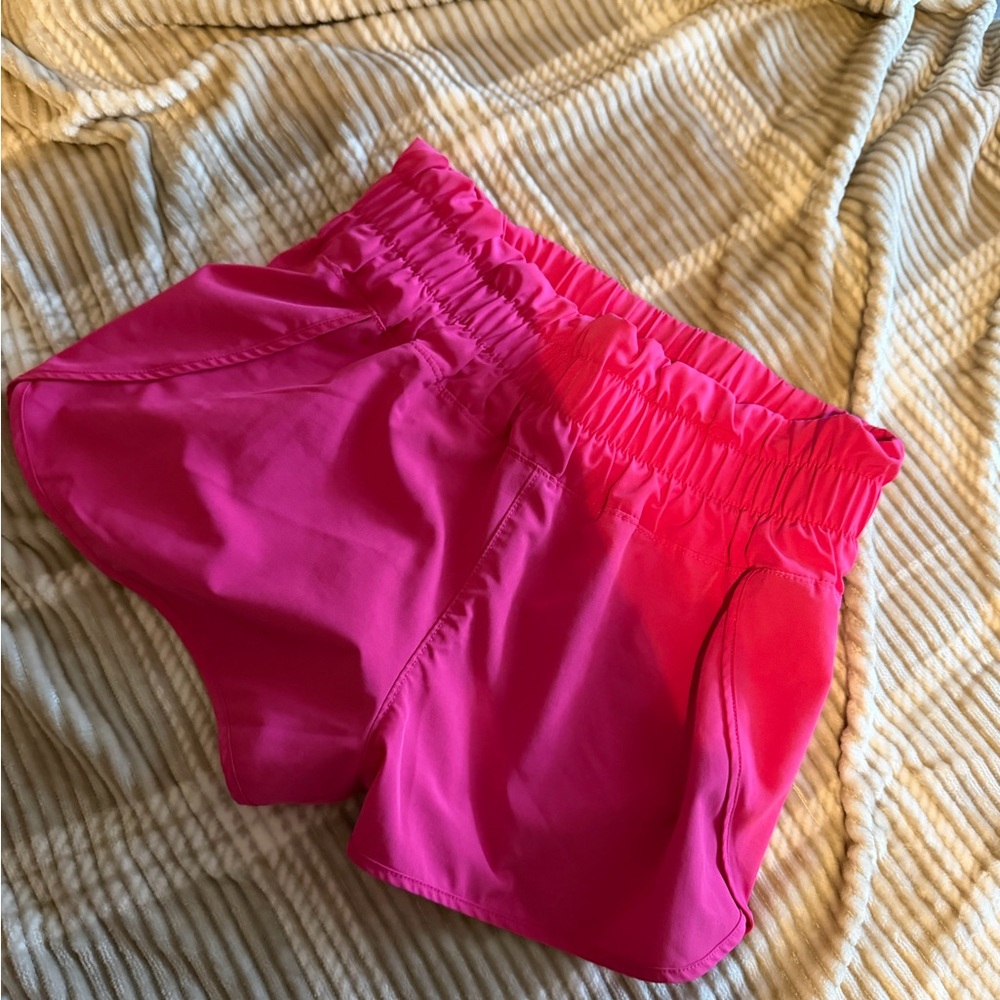 Vanilla Star Hot Pink Athletic Shorts